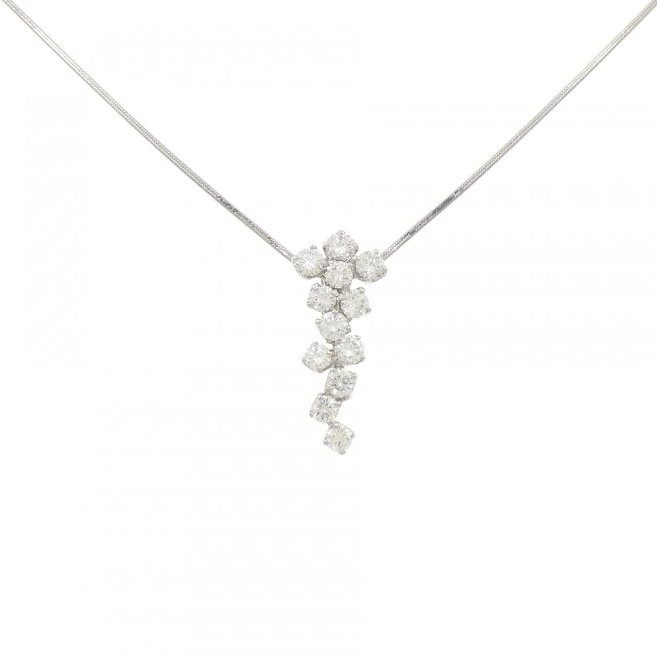 PT900/PT850 ダイヤモンド ネックレス 2.000CT