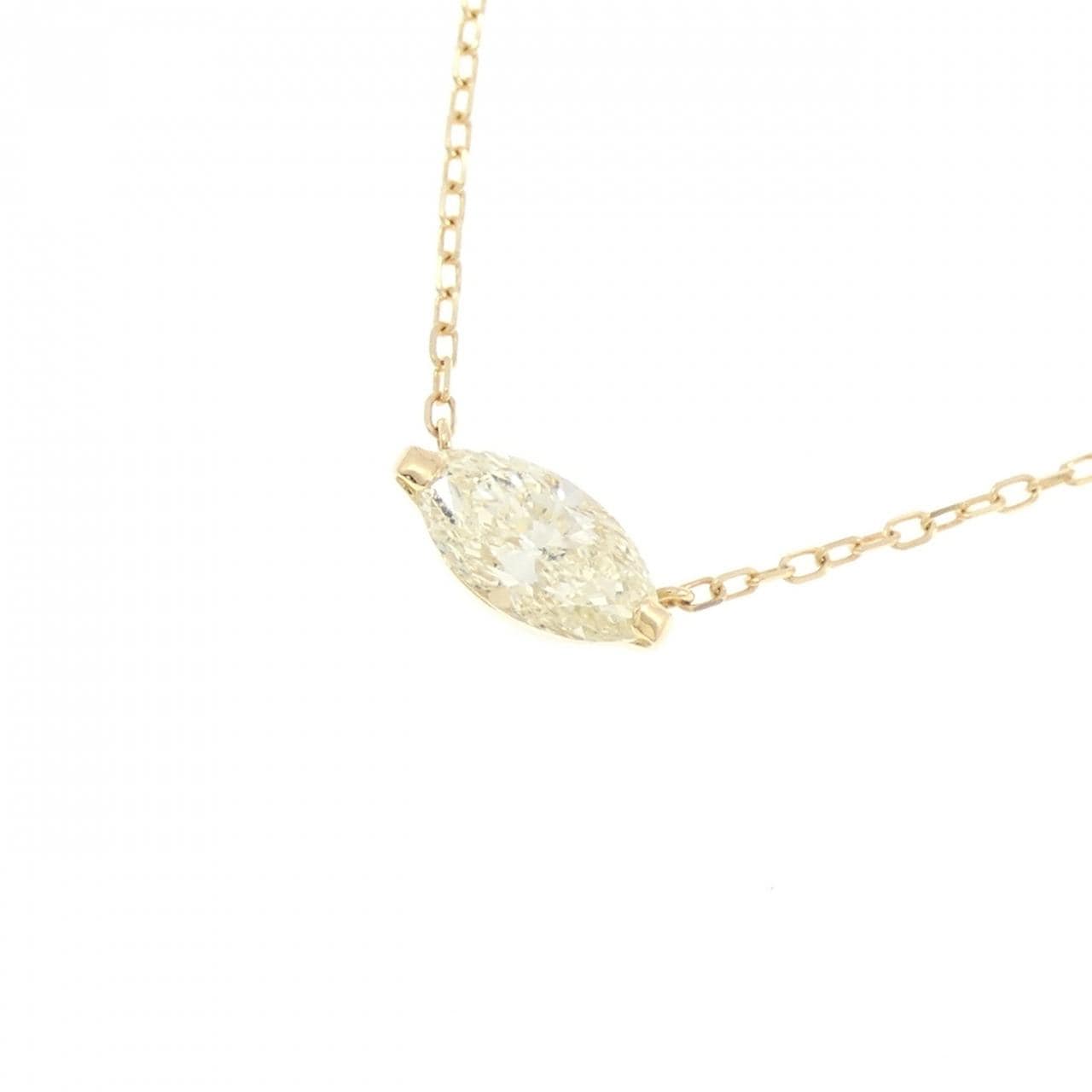 [BRAND NEW] K18YG Diamond necklace 0.50CT