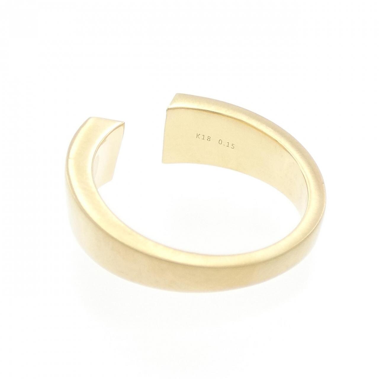 【新品】K18YG ダイヤモンド リング 0.15CT