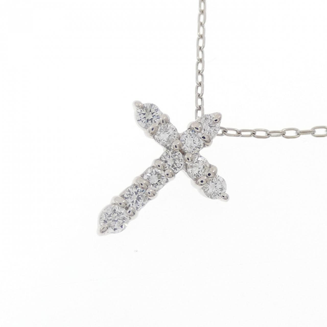PT900/PT850 ダイヤモンド ネックレス 0.30CT