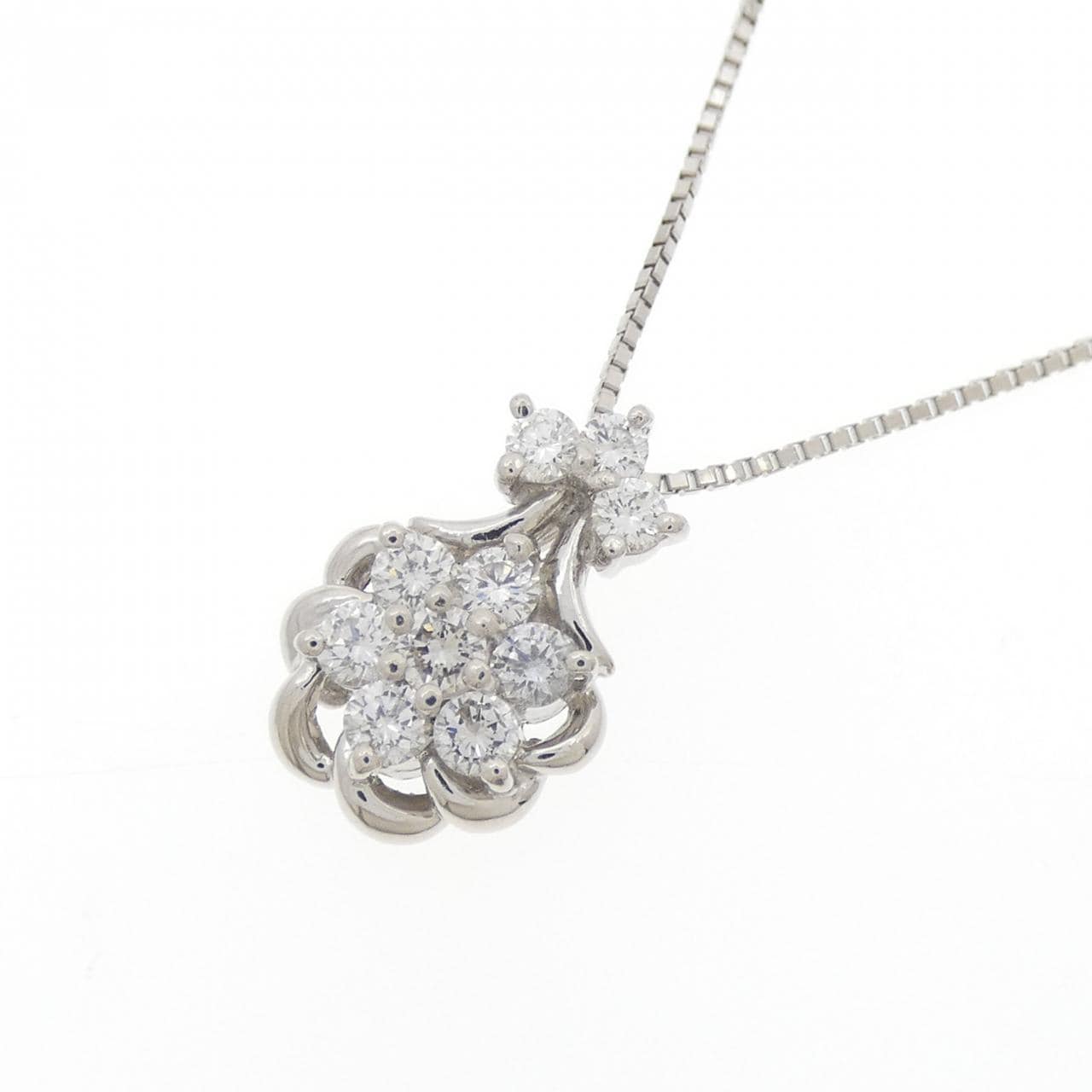 PT1000/PT850 ダイヤモンド ネックレス 0.51CT