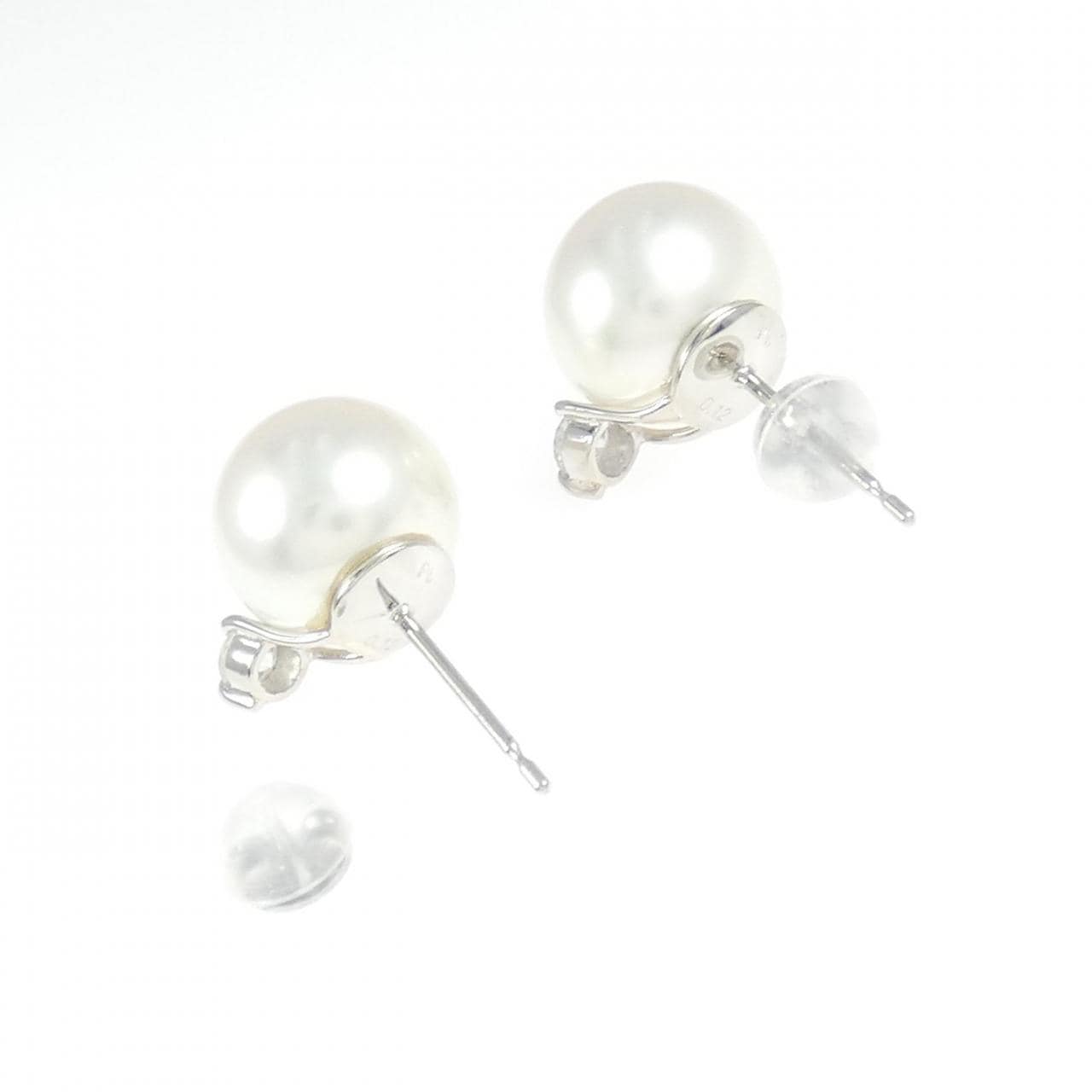 PT/PT900 白蝶パール ピアス 10.2mm