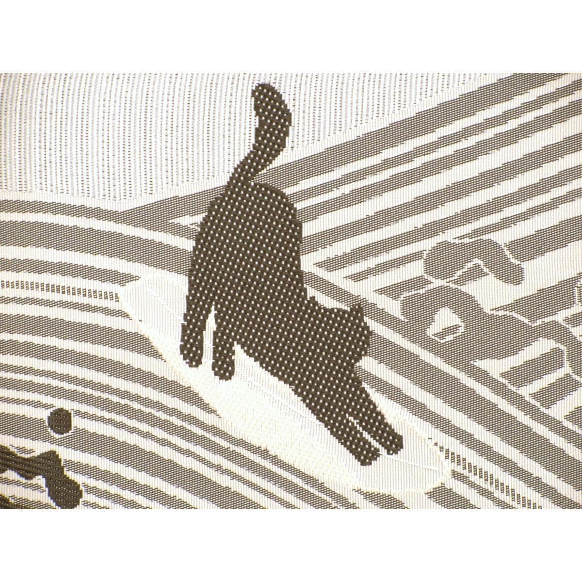 【新品】半幅帯　猫