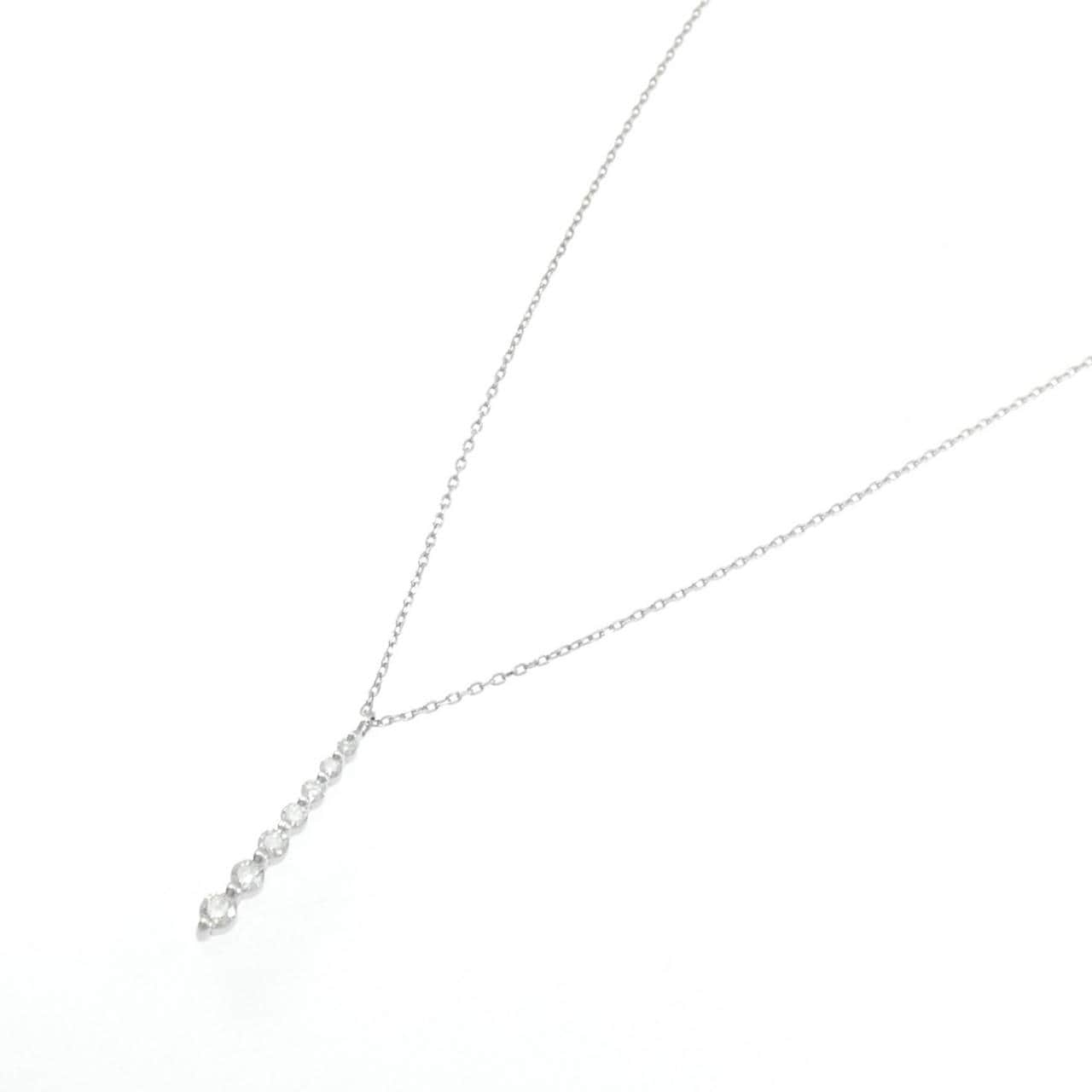 PT900/PT850 ダイヤモンド ネックレス 0.18CT