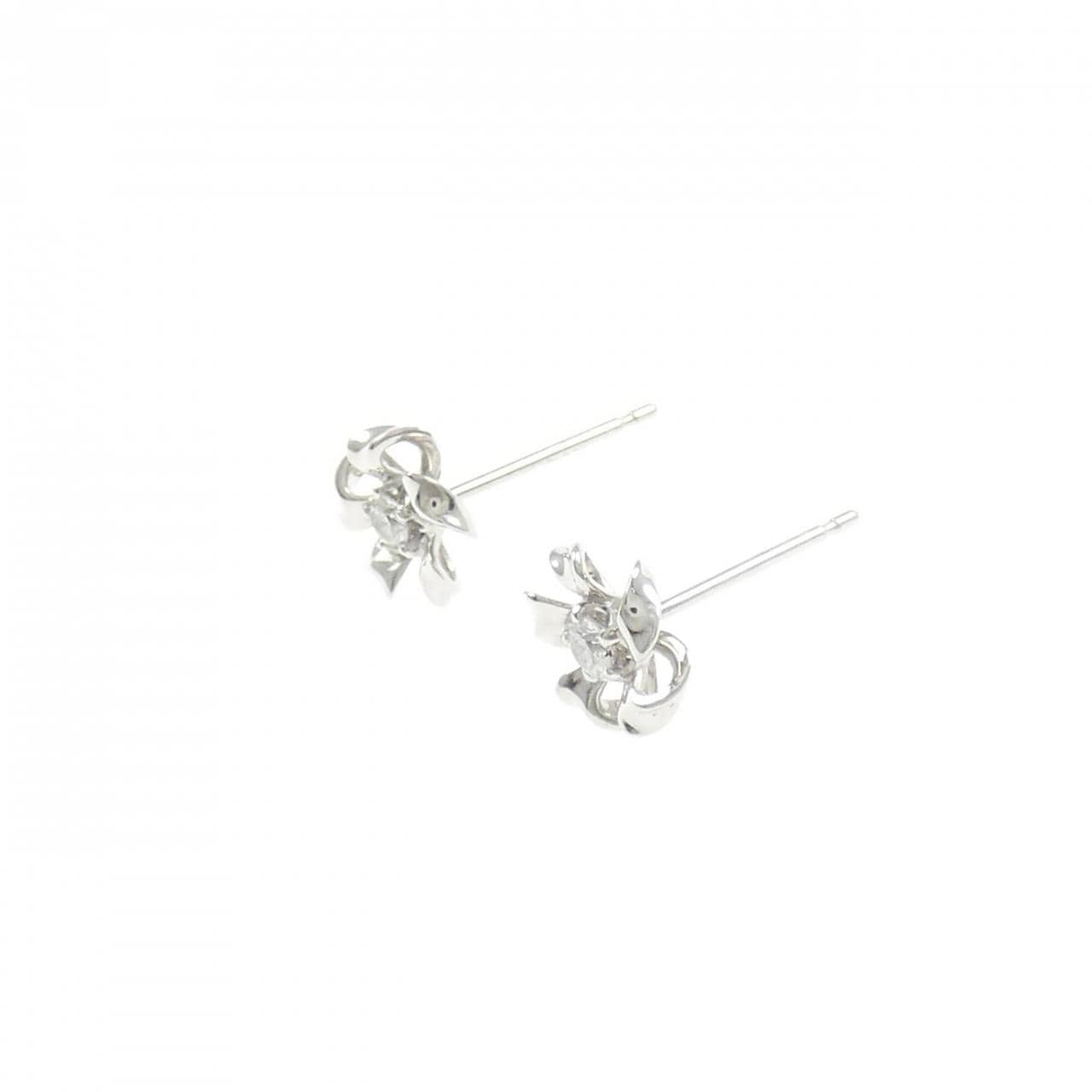 PT950/PT900 ダイヤモンド ピアス 0.10CT