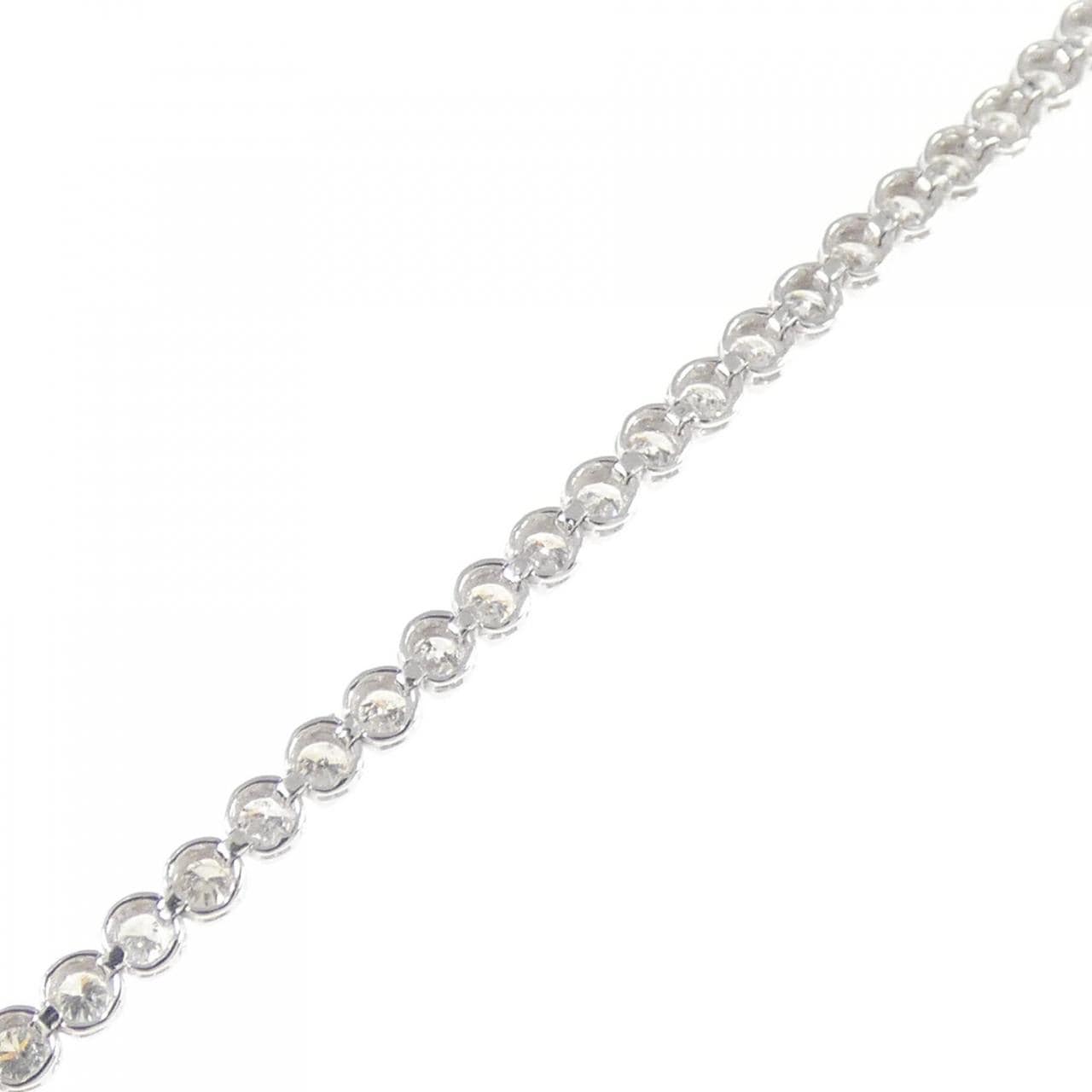 K18WG ダイヤモンド ブレスレット 3.00CT