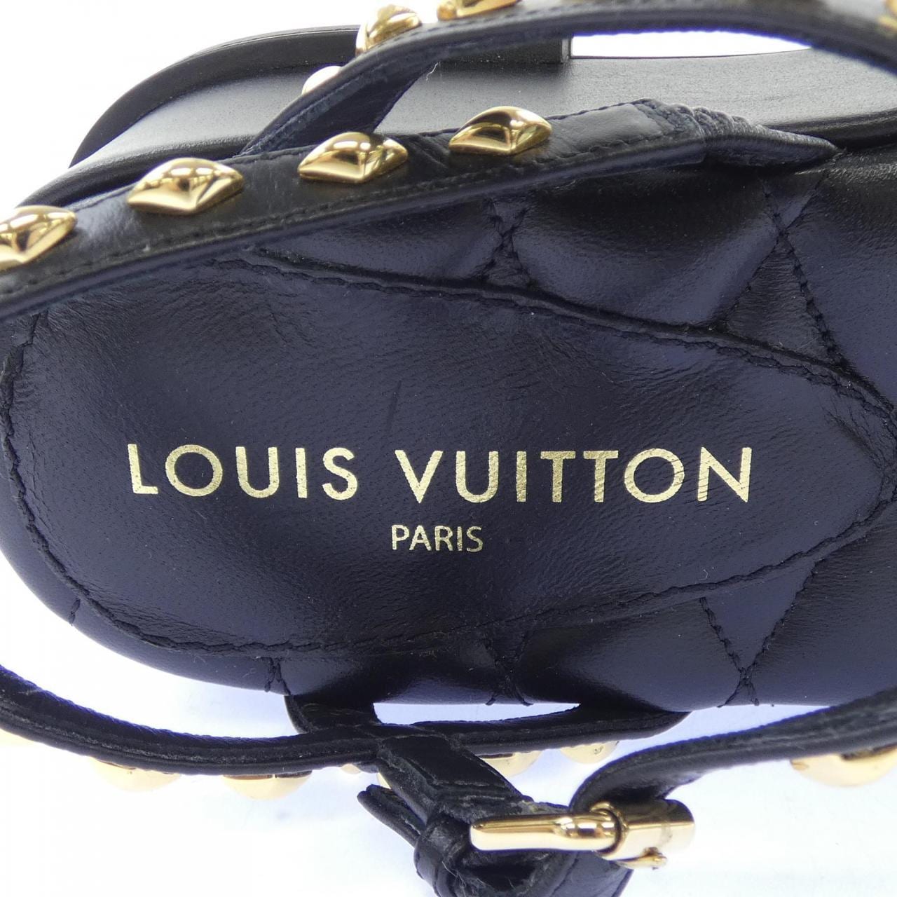 ルイヴィトン LOUIS VUITTON ゴールドカラースタッズ マルタージュパターン マヤライン サンダル