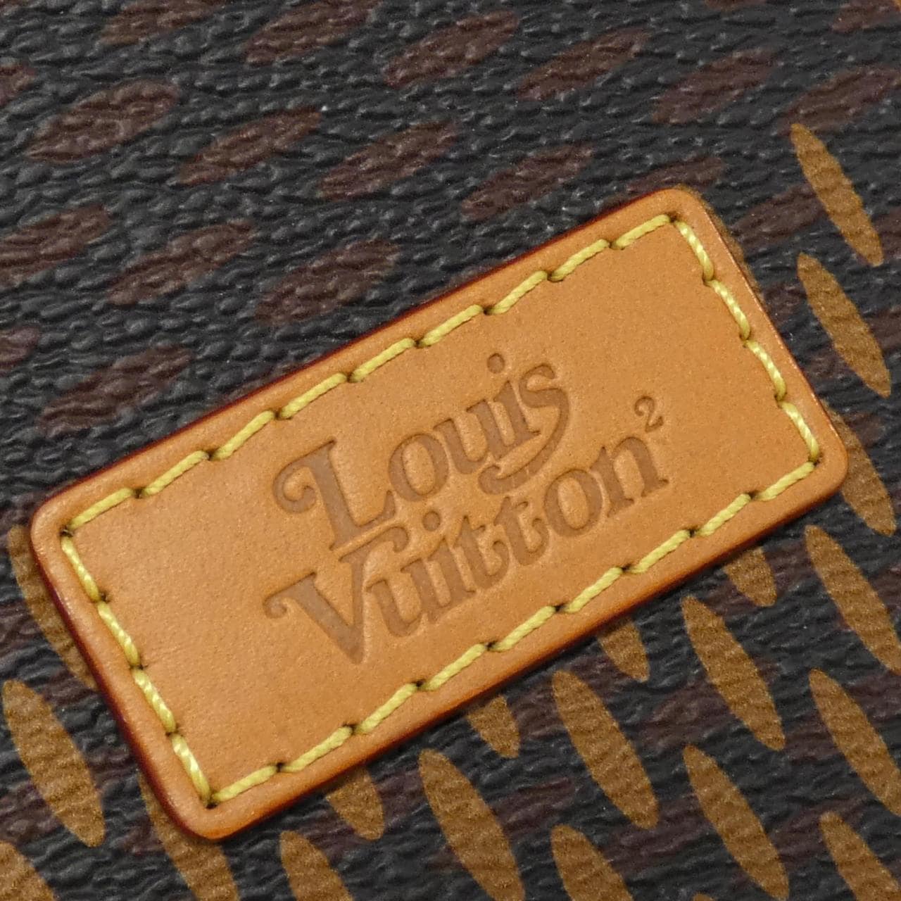 LOUIS VUITTON Damier Giant (LV Squared) 迷你托特包 N40355 包