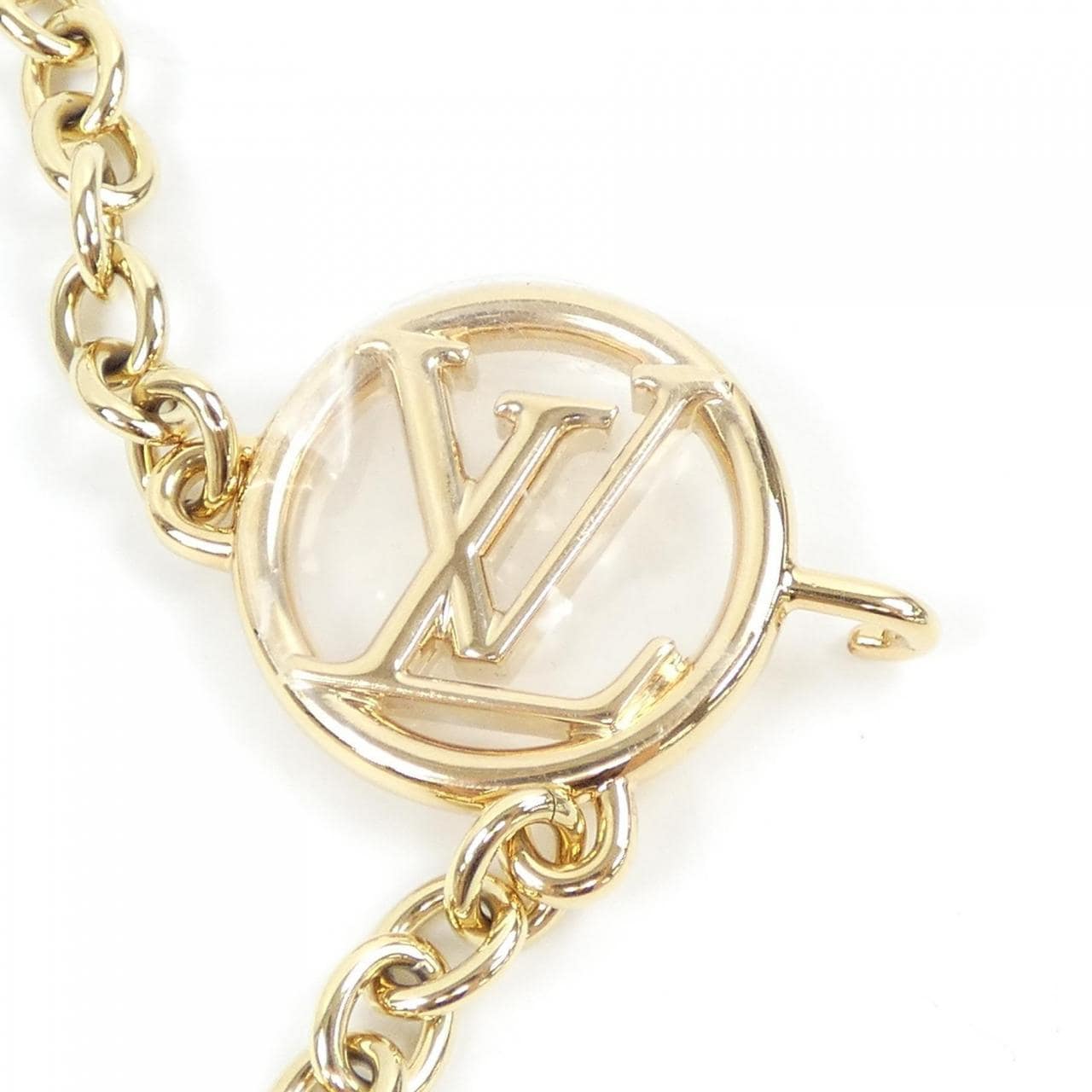 LOUIS VUITTON Vuitton Chain Belt with My LV Charm M8600Z BELT