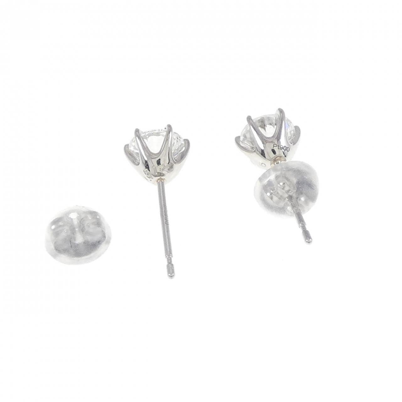 [BRAND NEW] PT Diamond Earrings 0.516CT 0.512CT F SI2 Good