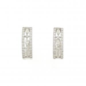 【新品】PT900 ダイヤモンド ピアス 0.50CT