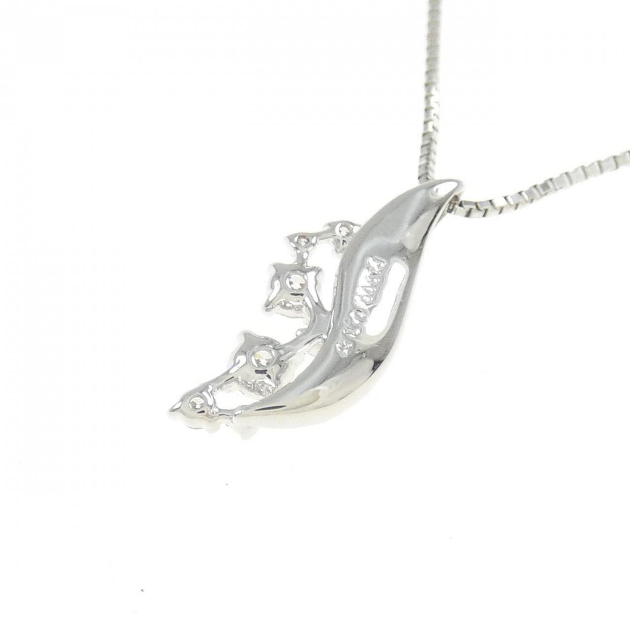 PT900/PT850 ダイヤモンド ネックレス 0.15CT