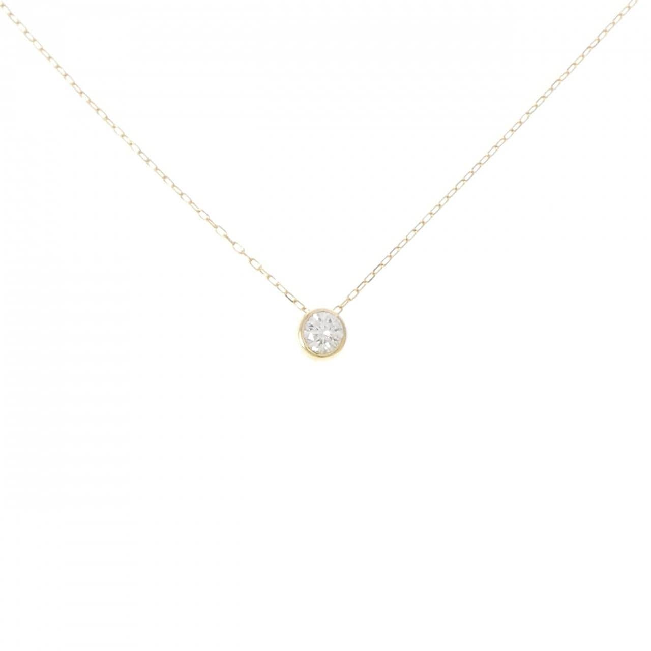 K18YG ダイヤモンド ネックレス 0.08CT