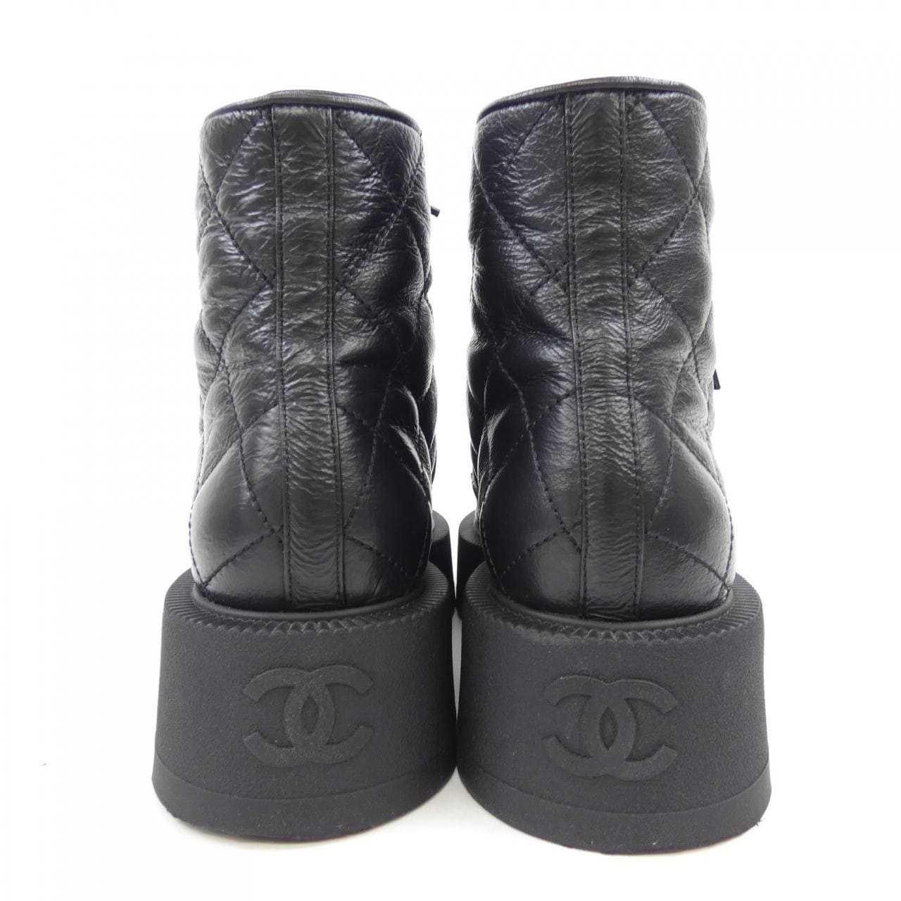 シャネル CHANEL コンバットブーツ G45833B17283 ブーツ