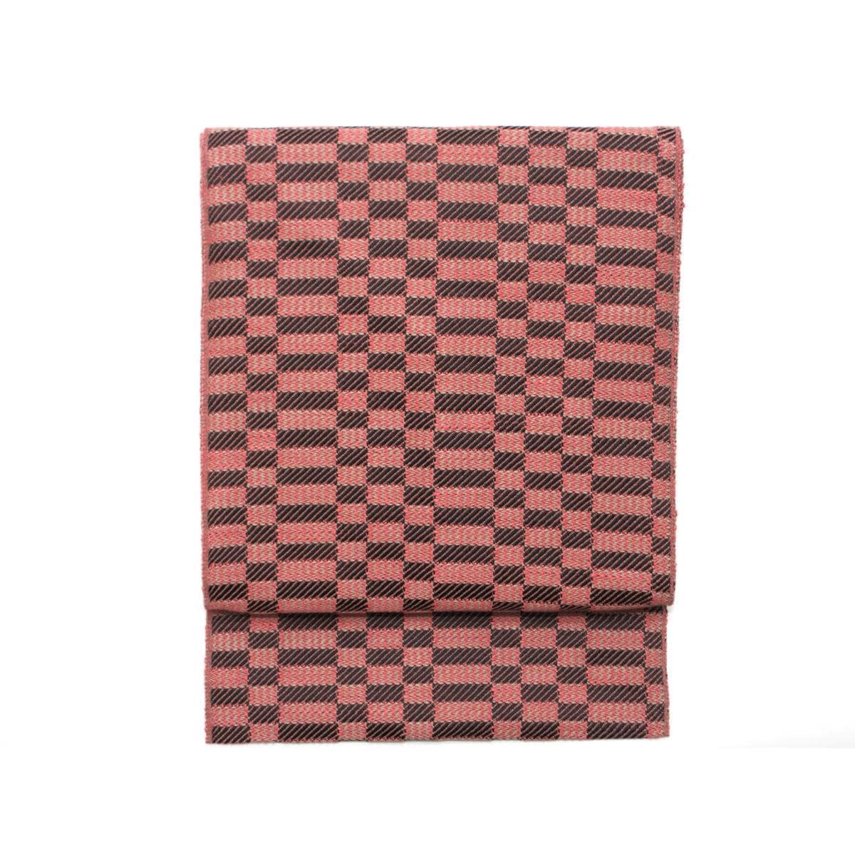 [Unused items] Nagoya obi, Yonezawa Tsumugi, full-length pattern
