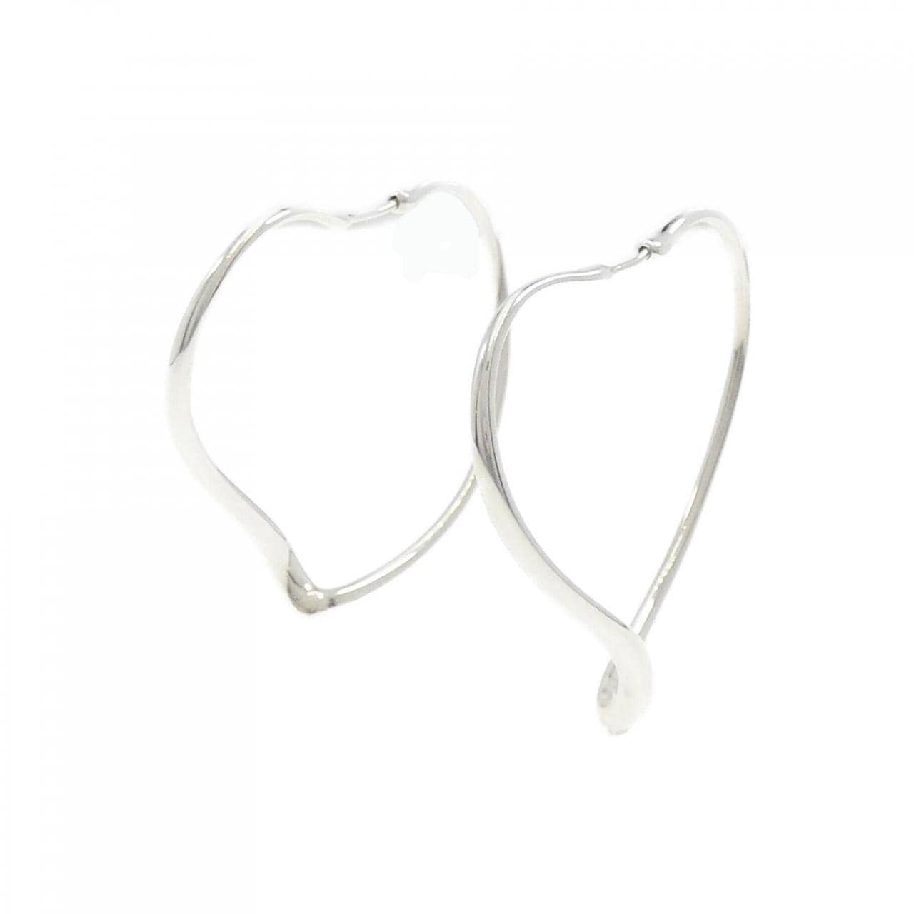 TIFFANY open heart hoop earrings