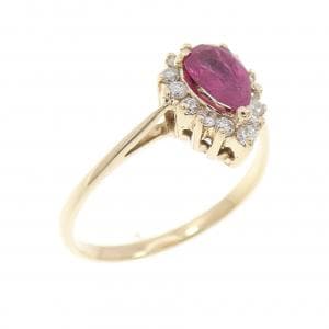 K14YG ルビー リング