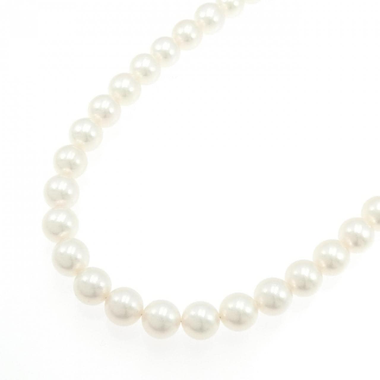 シルバークラスプ アコヤパール ネックレス 9-9.5mm