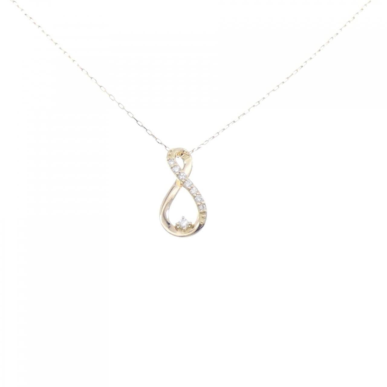 [Remake] K18YG Diamond necklace 0.06CT