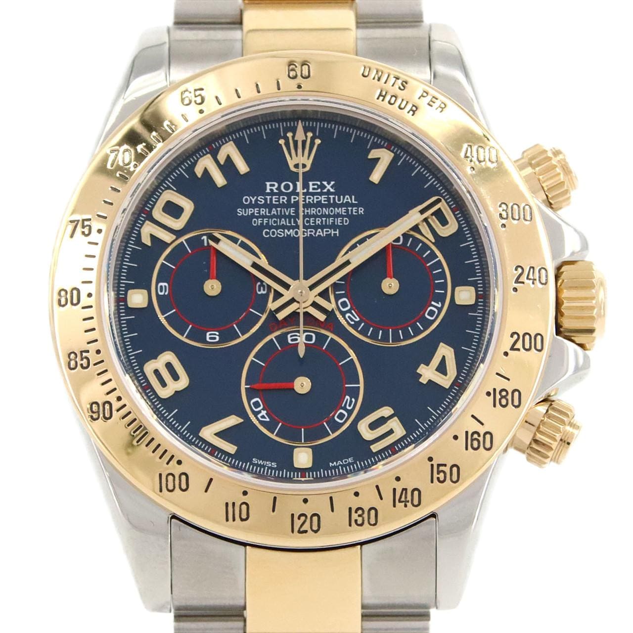 ROLEX Daytona 116523。不銹鋼和黃金自動上弦F 系列