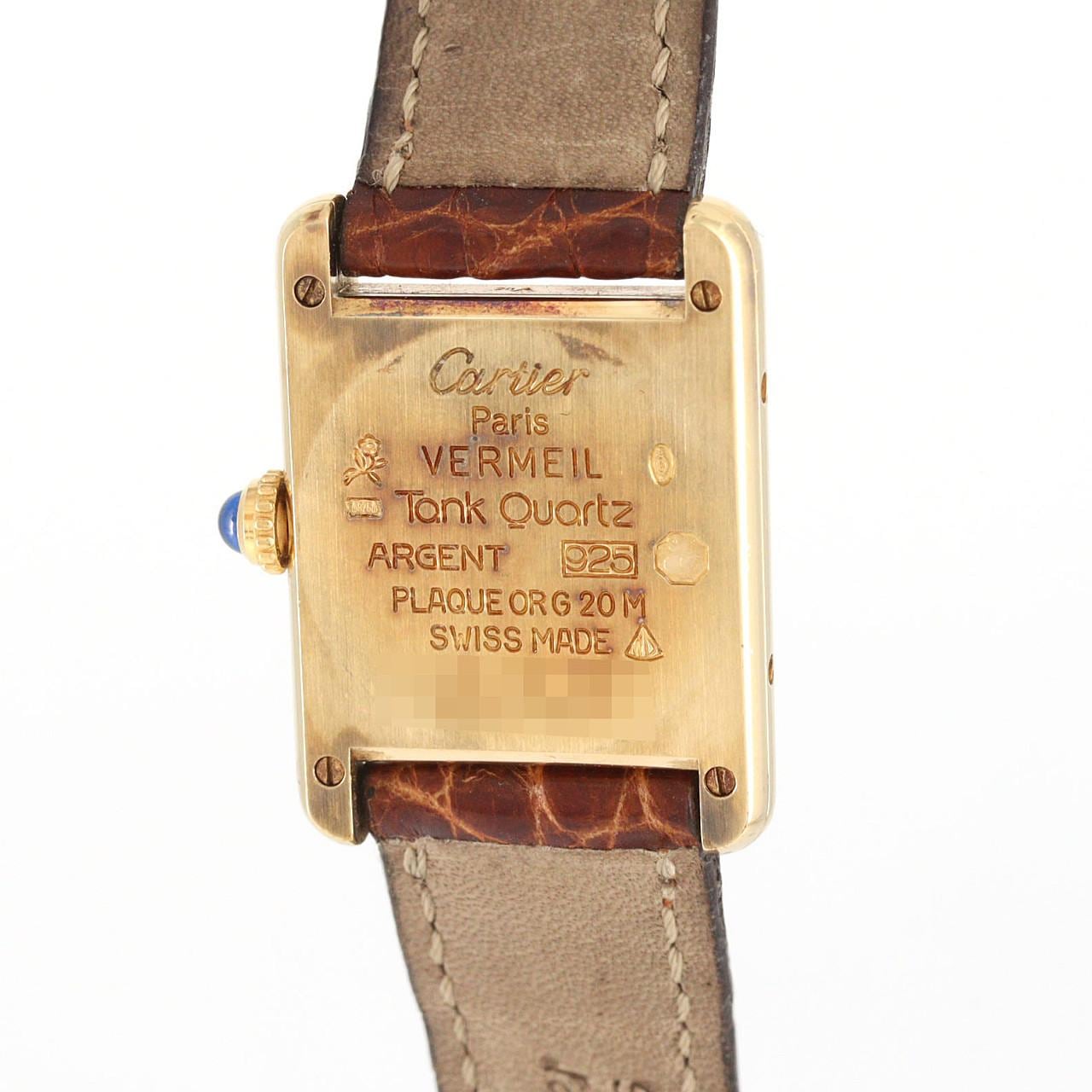 【ノーメンテナンス還元価格】カルティエ マストタンクSM GP W1003153 GP クォーツ