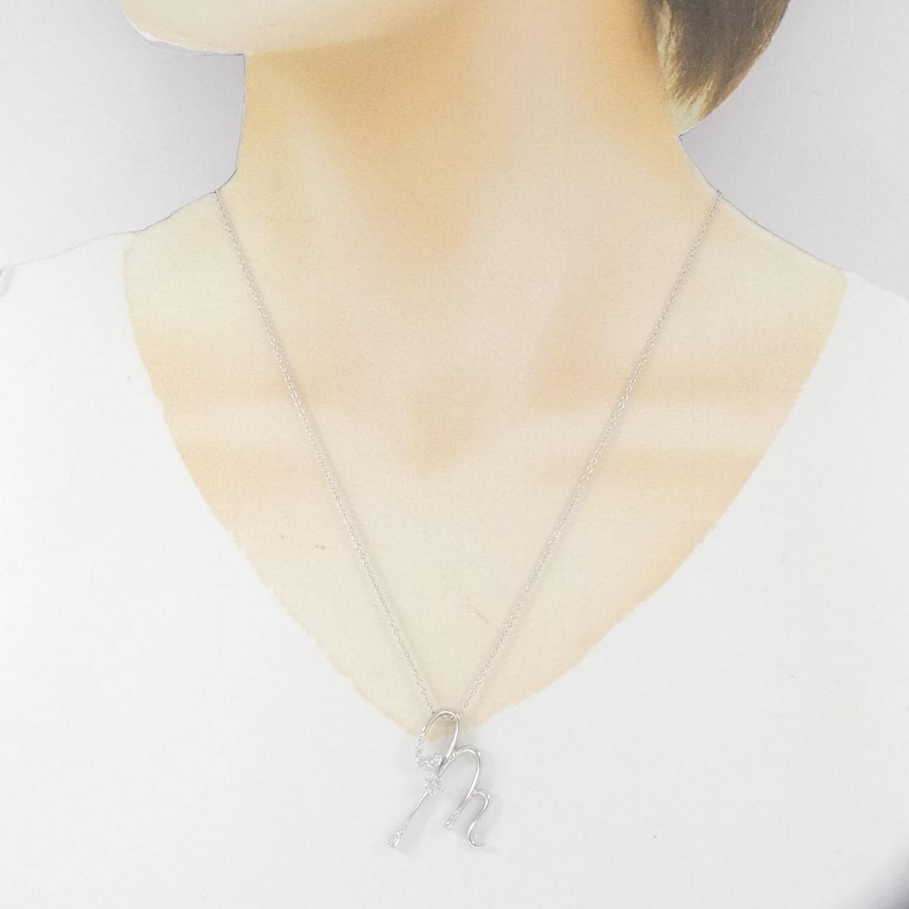 ポンテヴェキオ ダイヤモンド ネックレス 0.18CT