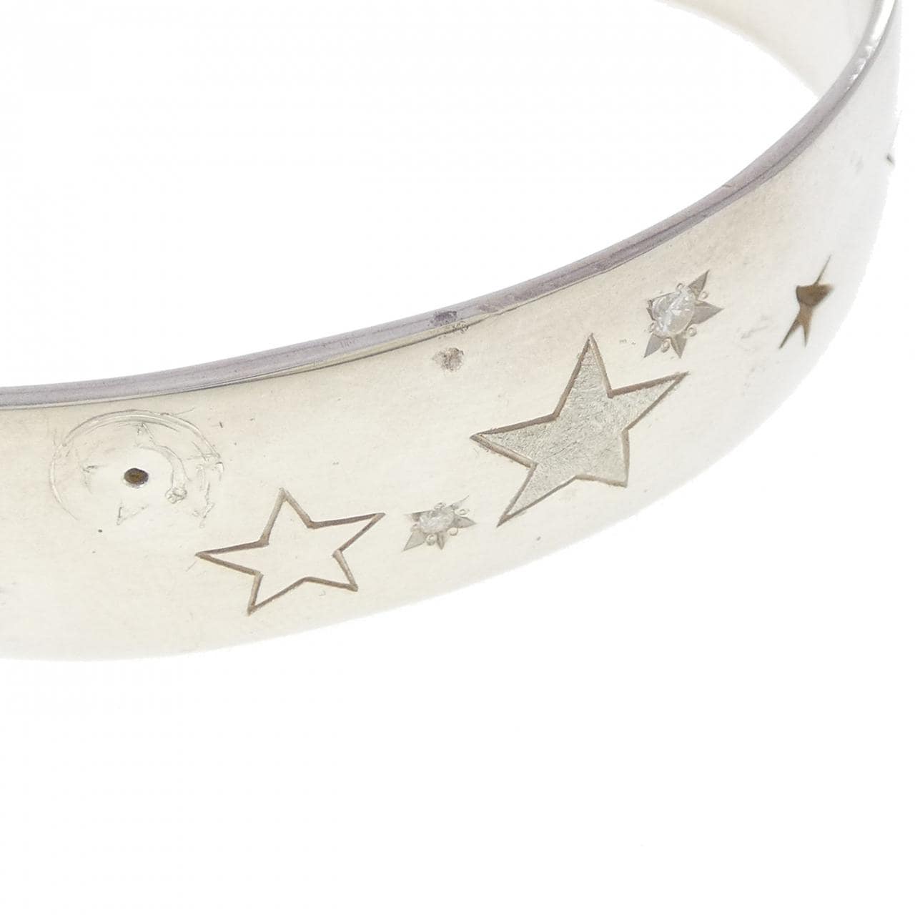 925SV ダイヤモンド バングル