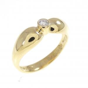 ティファニー ダブルティアドロップ リング