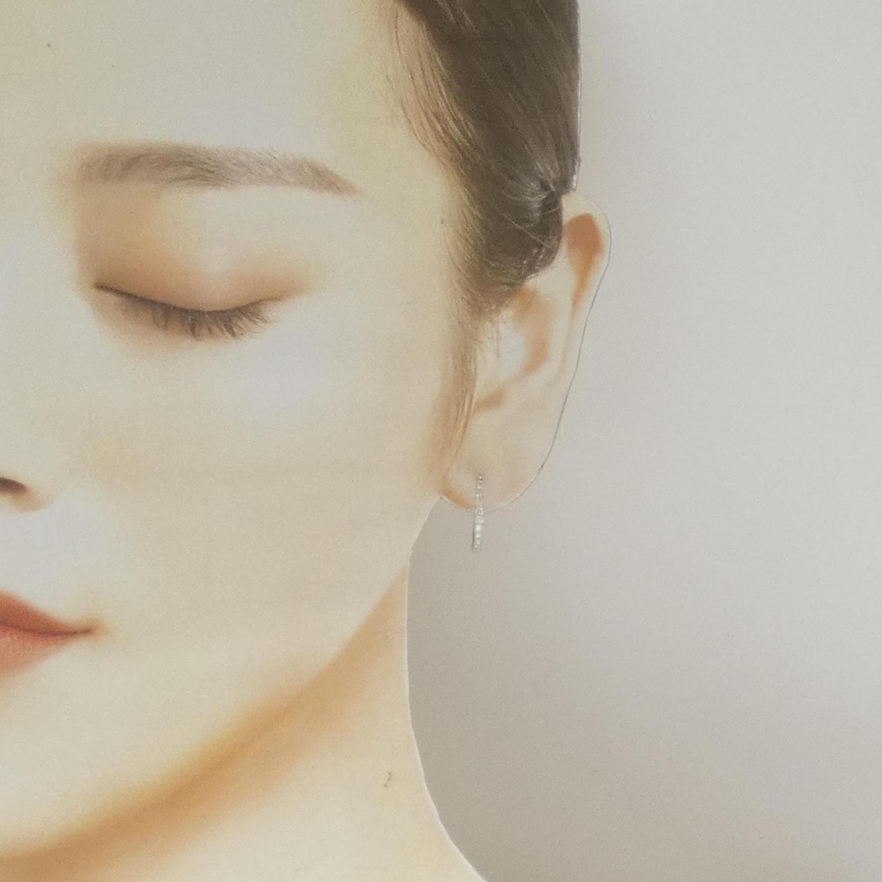 PT900 ダイヤモンド ピアス 0.50CT