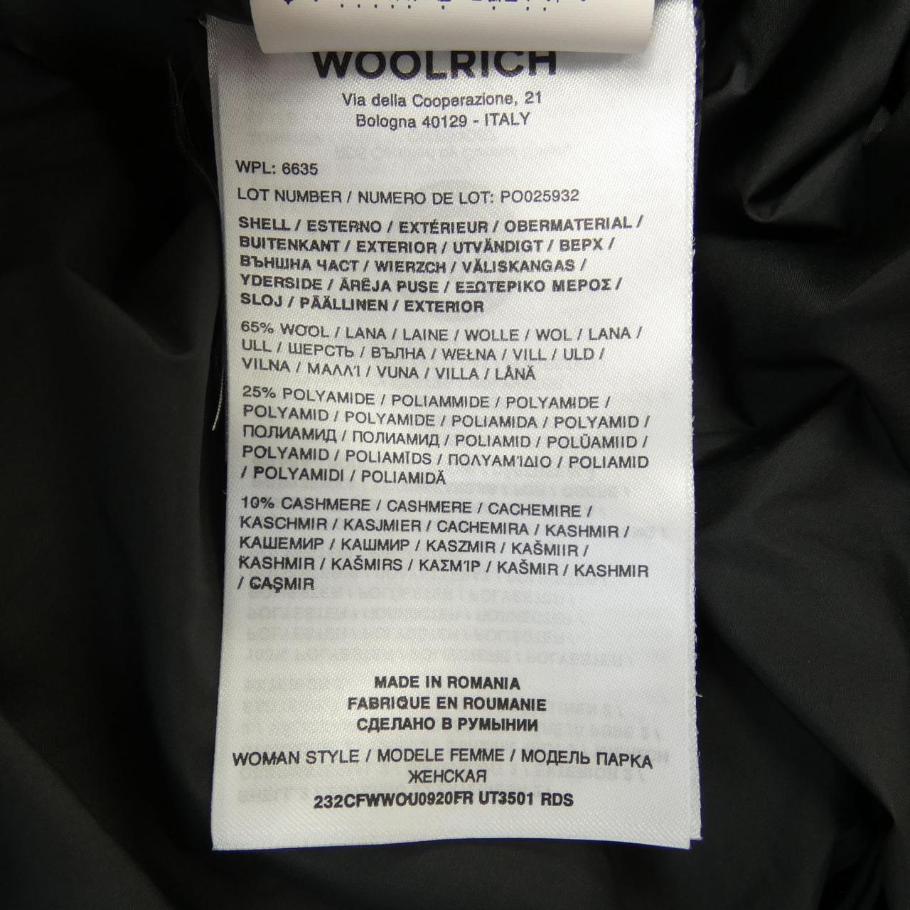 ウールリッチ WOOL RICH ダウンコート