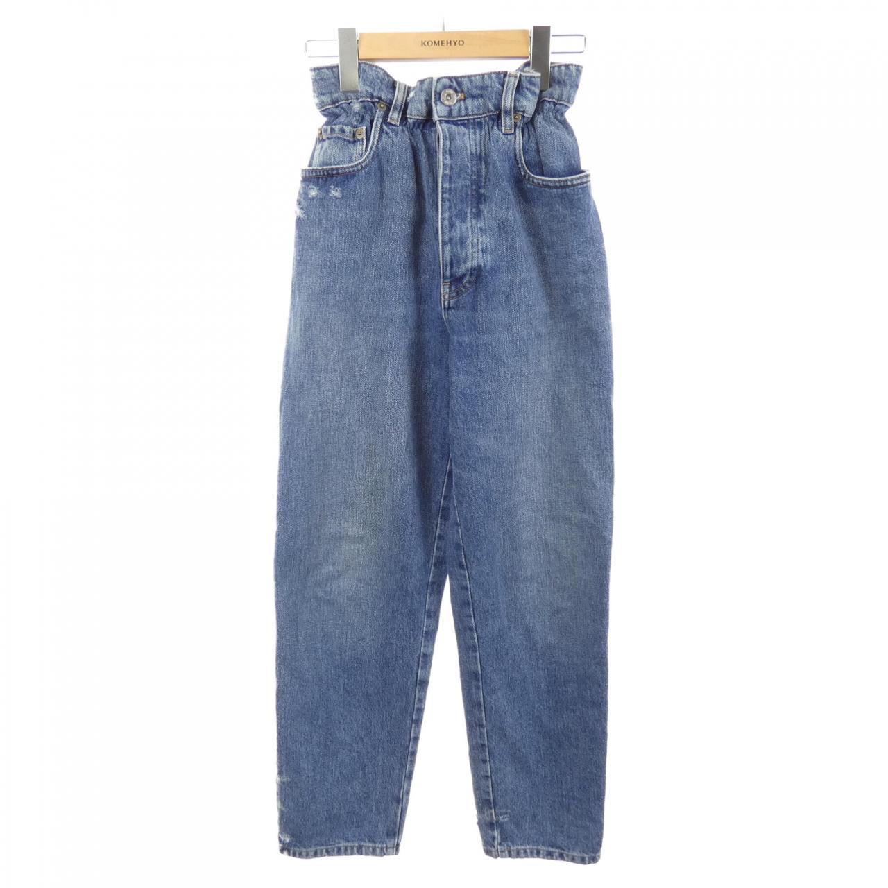 ミュウミュウ MIU MIU MIU MIU ロゴ GWP299 1ZGX ジーンズ