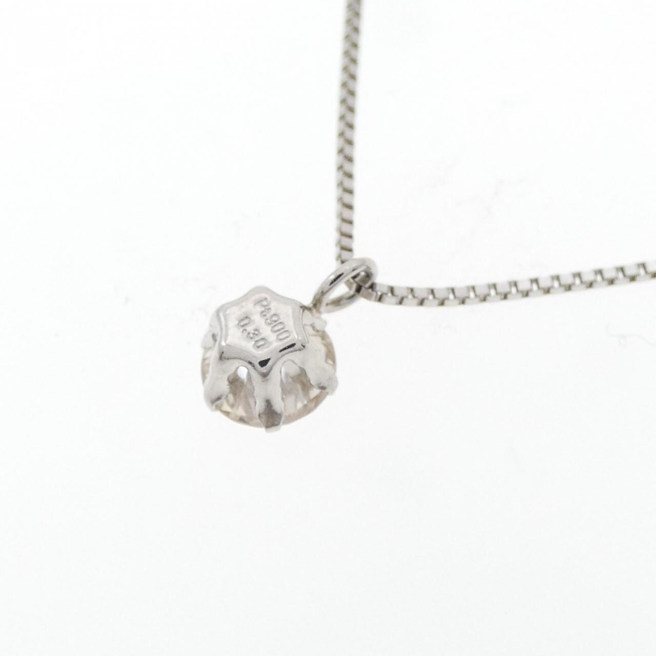 PT单钻鑽石項鍊 0.30CT