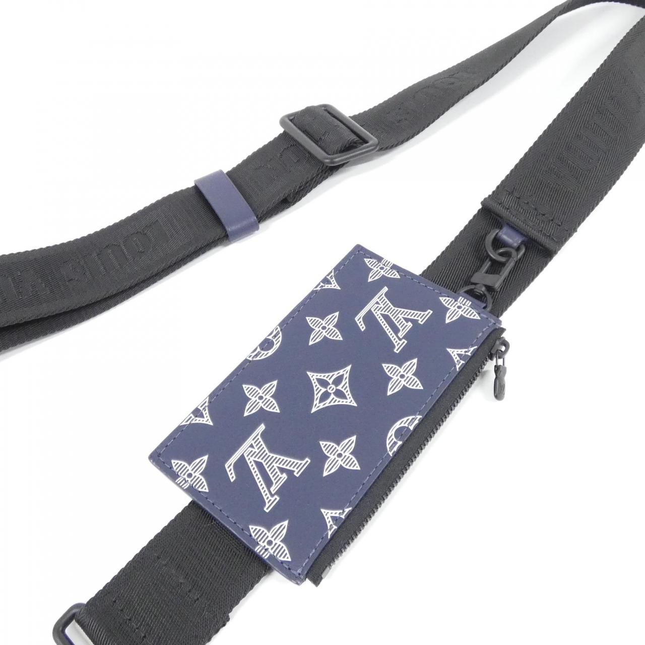 ルイヴィトン モノグラム シャドウ ガストン ウェアブル ウォレット M83384 ショルダーバッグ