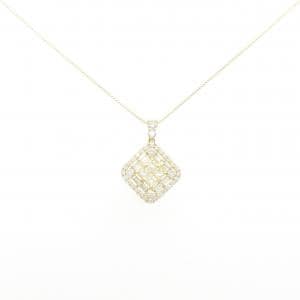 【新品】K18YG ダイヤモンド ネックレス 0.80CT