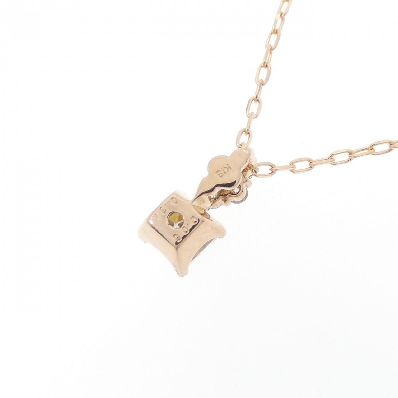 K18PG ダイヤモンド ネックレス 0.34CT