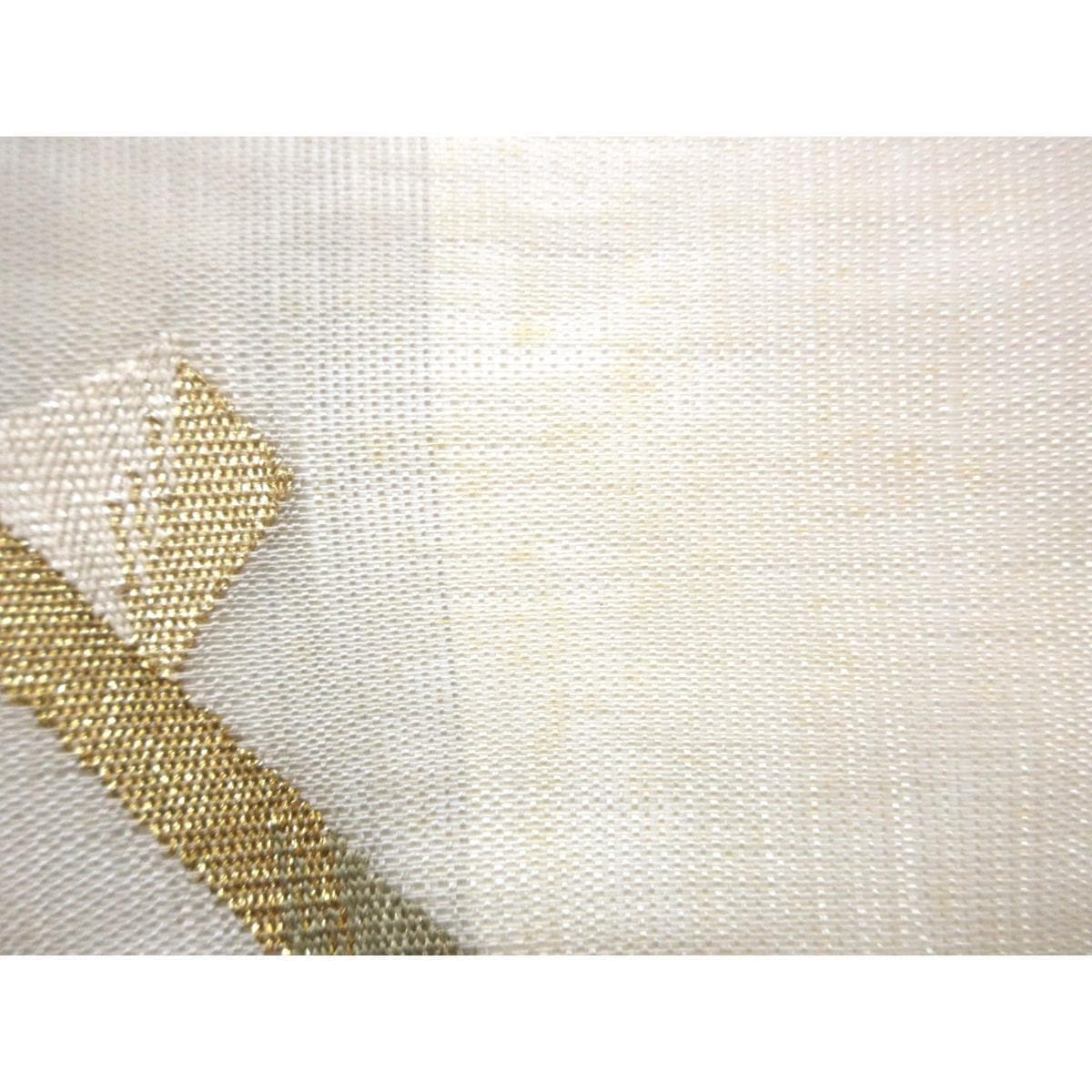 夏名古屋帯　すくい織