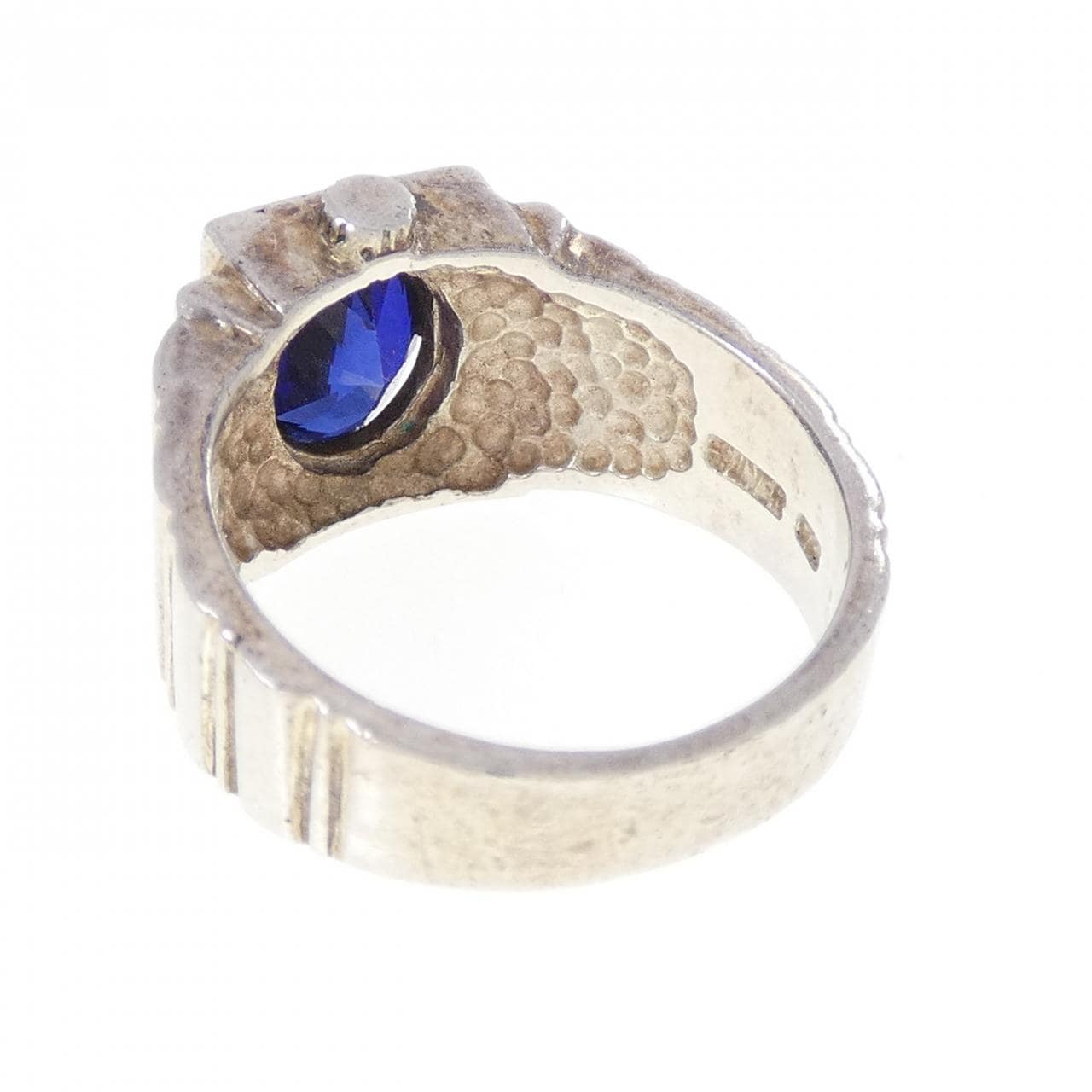 925SV 合成サファイヤ リング