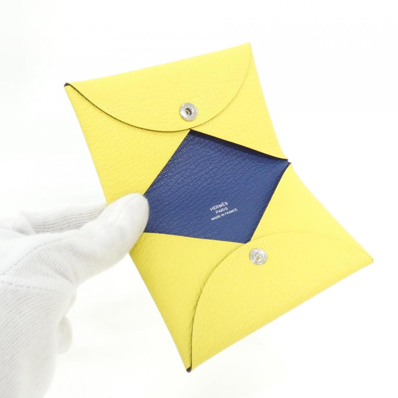 【未使用品】エルメス カルヴィ ヴェルソ 078476CK カードケース