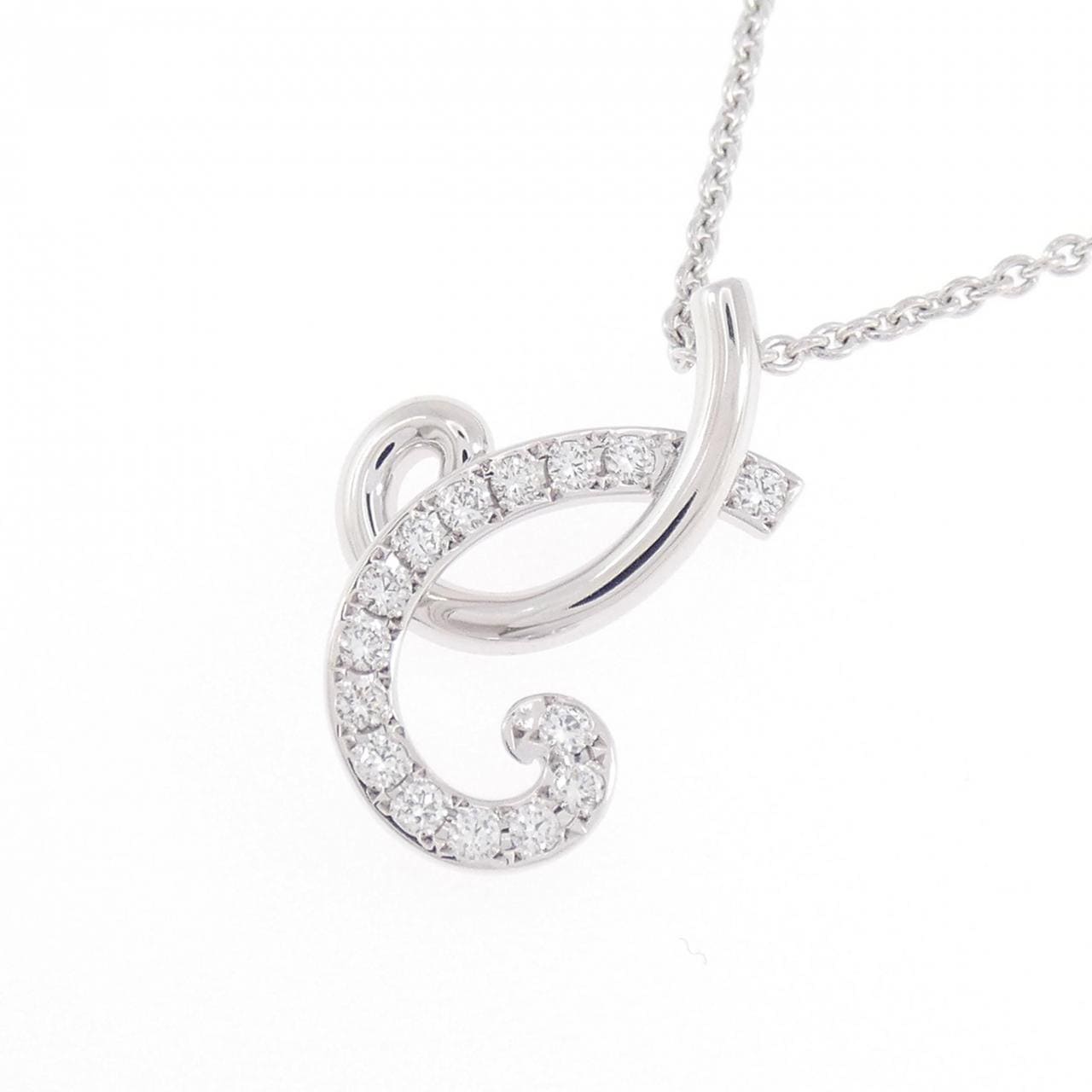 ミキモト ダイヤモンド ネックレス 0.13CT