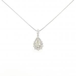 PT900/PT850 ダイヤモンド ネックレス 1.003CT