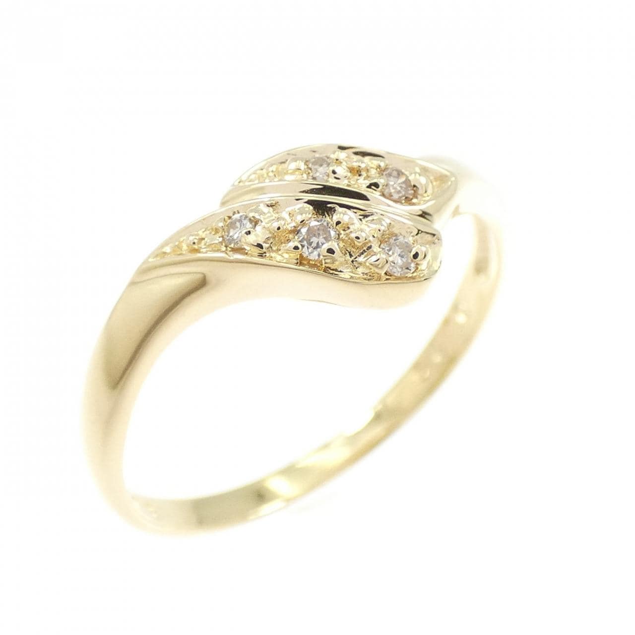 K18YG ダイヤモンド リング 0.05CT