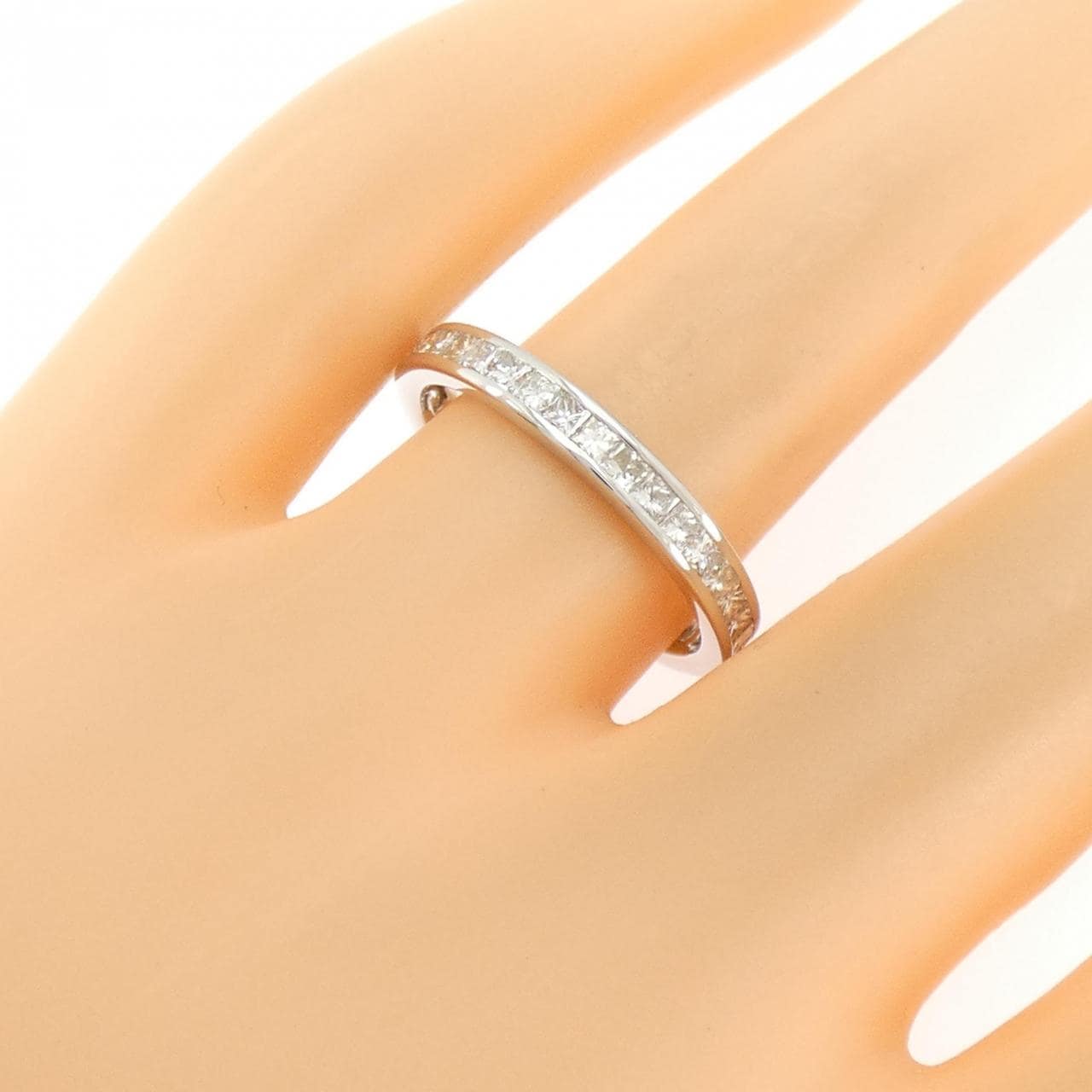 PT950 フルエタニティ ダイヤモンド リング 1.00CT