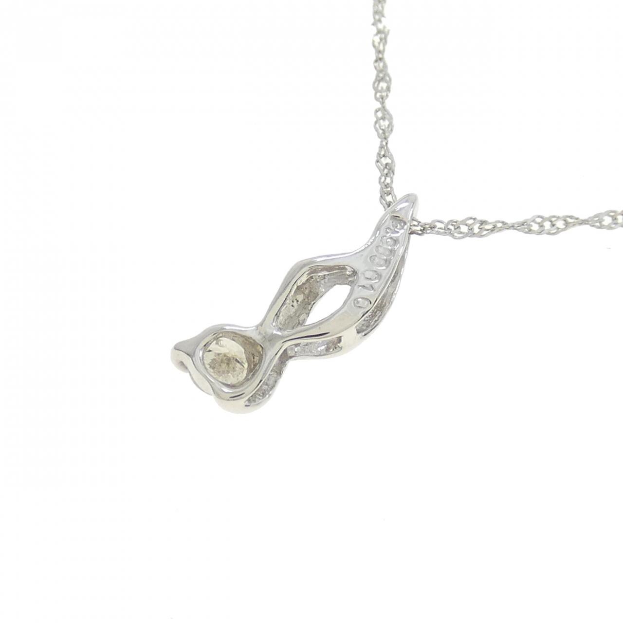 PT900/PT850 ダイヤモンド ネックレス 0.10CT