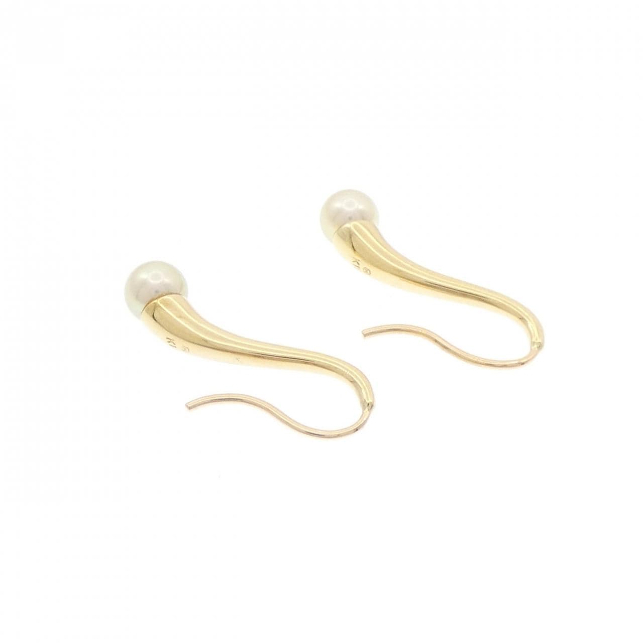 MIKIMOTO Akoya pearl earrings 4.7mm
