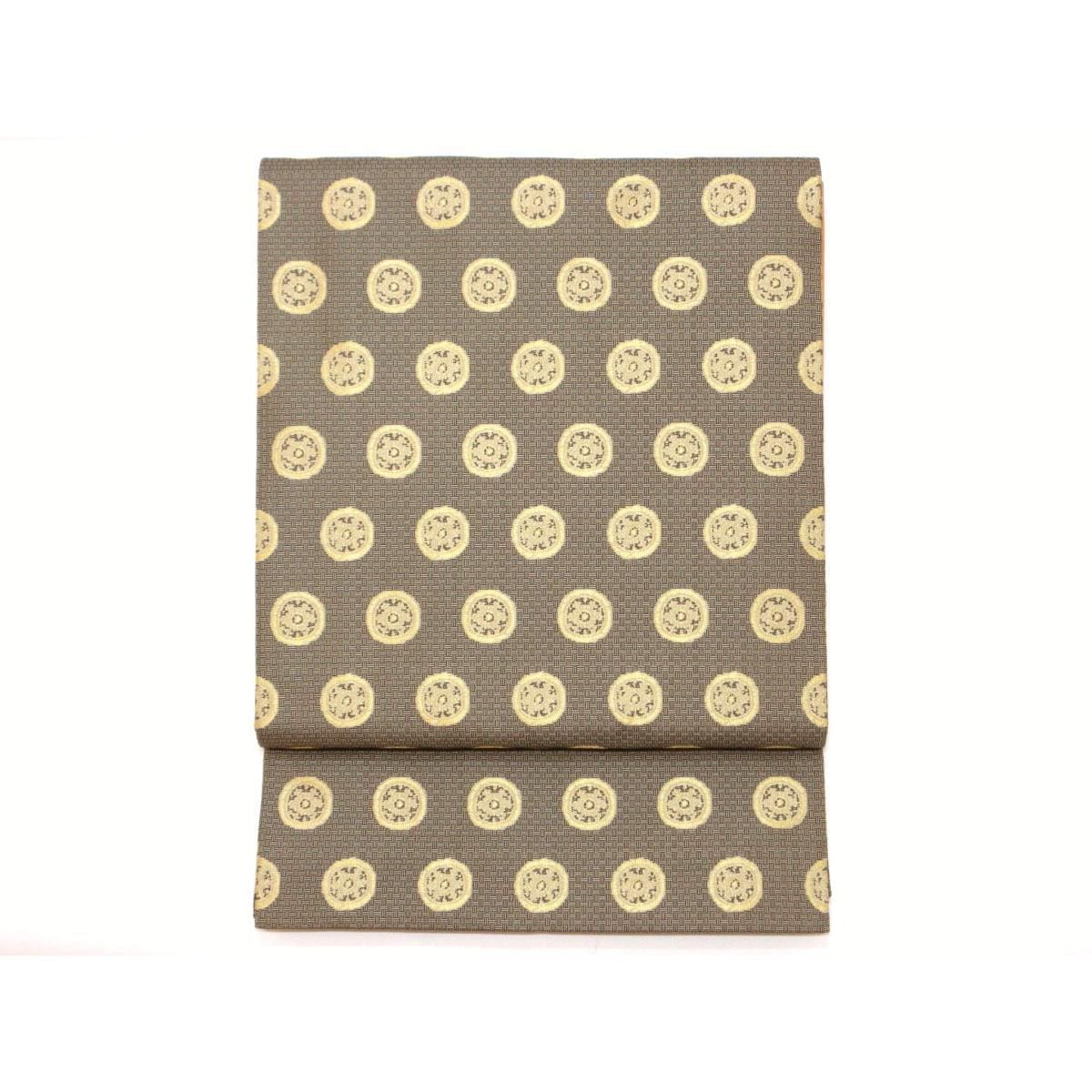 名古屋帯　開き仕立て　全通柄【龍村】