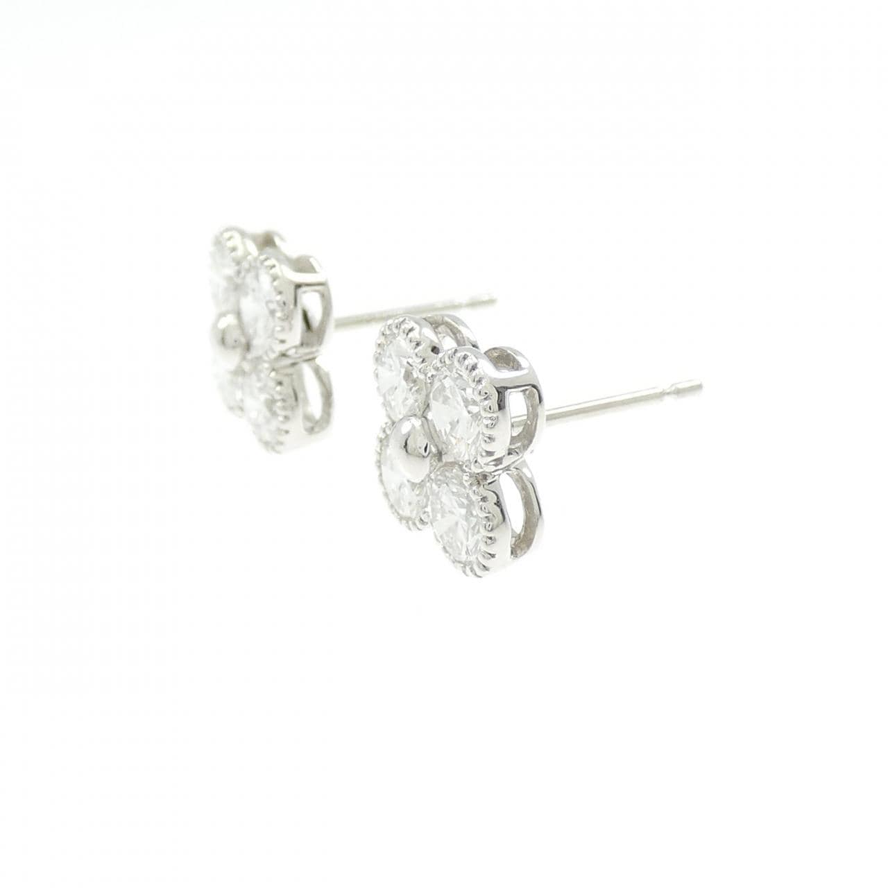 【新品】PT900 ダイヤモンド ピアス 1.007CT 1.005CT G VS2 VG