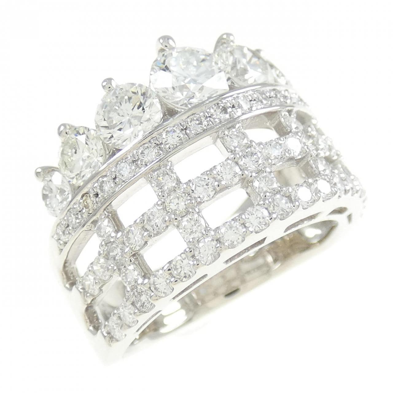 PT900 ダイヤモンド リング 2.70CT