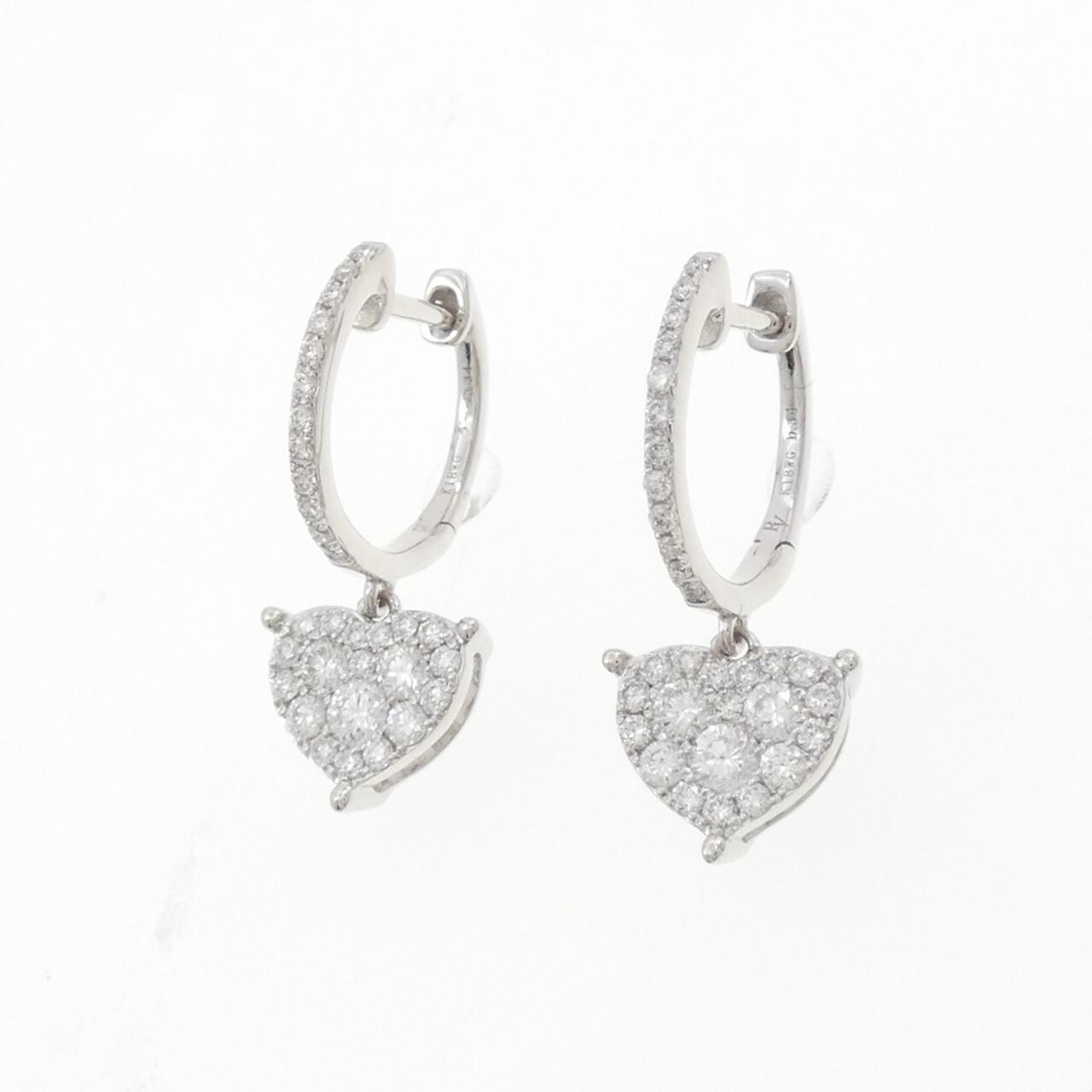 ポンテヴェキオ ダイヤモンド ピアス 0.68CT