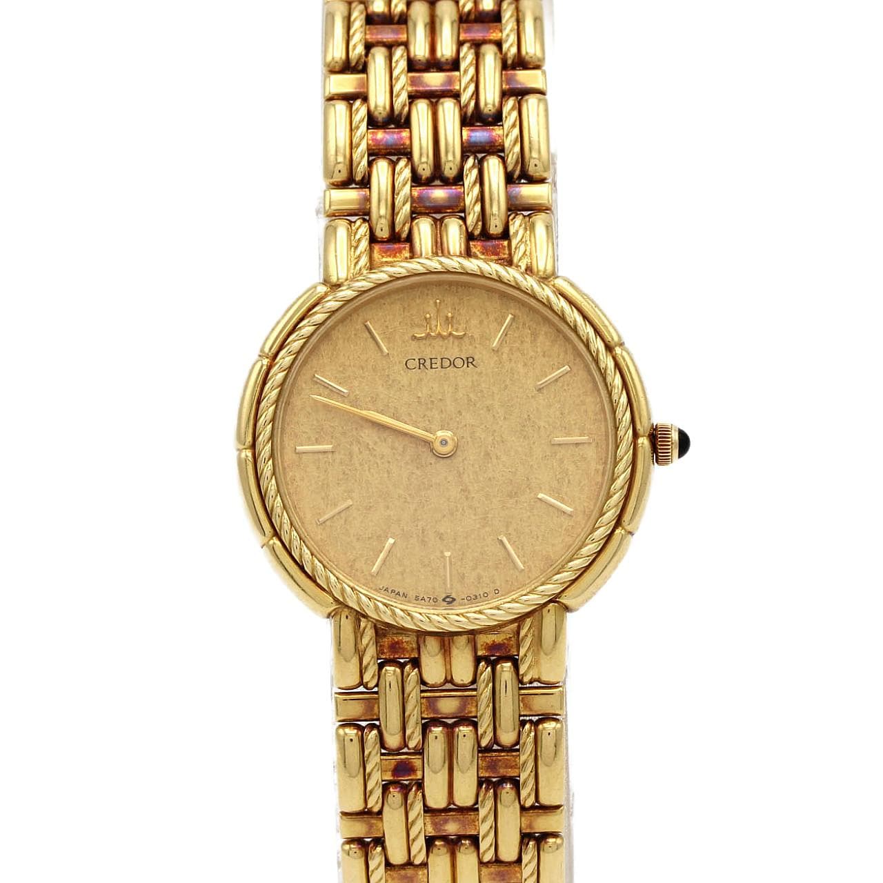 【ノーメンテナンス還元価格】セイコー クレドール YG 5A70-0100 YG クォーツ