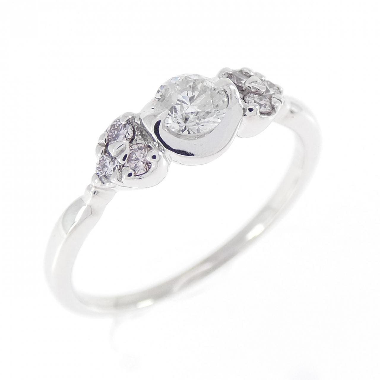 K18WG ダイヤモンド リング 0.17CT